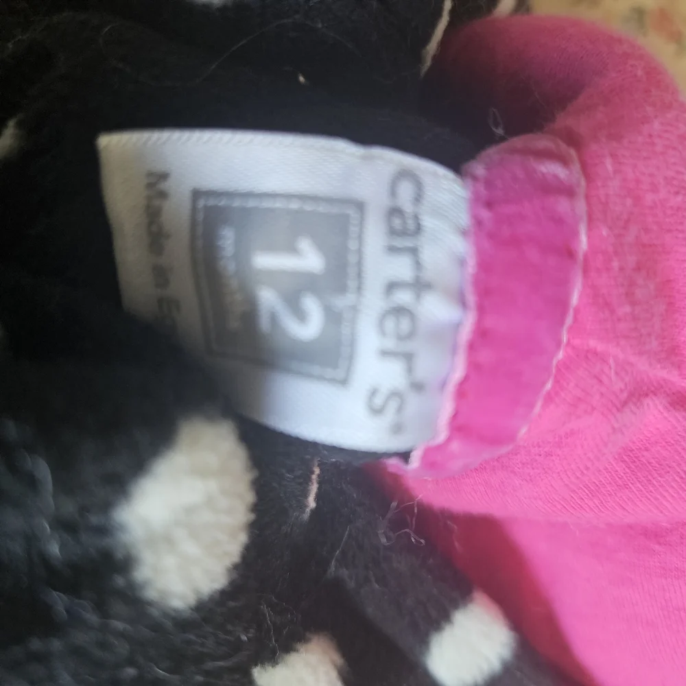 carters hooded polka dot coat, 12 months